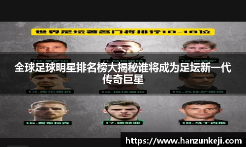 全球足球明星排名榜大揭秘谁将成为足坛新一代传奇巨星